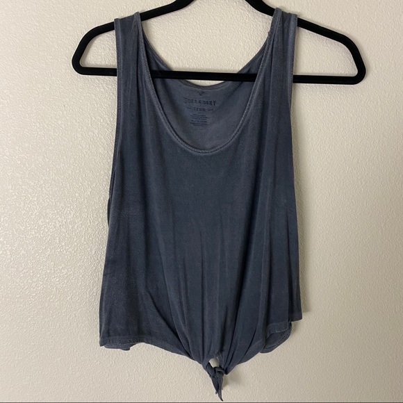 American Eagle Outfitters Tops - Gray Soft & Sexy American Eagle Tank Top With Tie